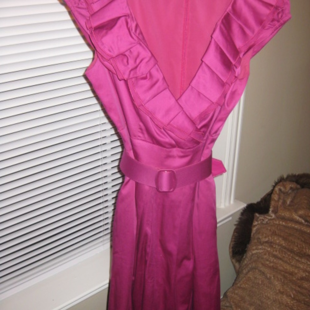 Kay Unger Fuchsia Dress